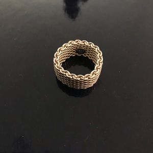 Tiffany & Co somerset sterling silver ring sz 6